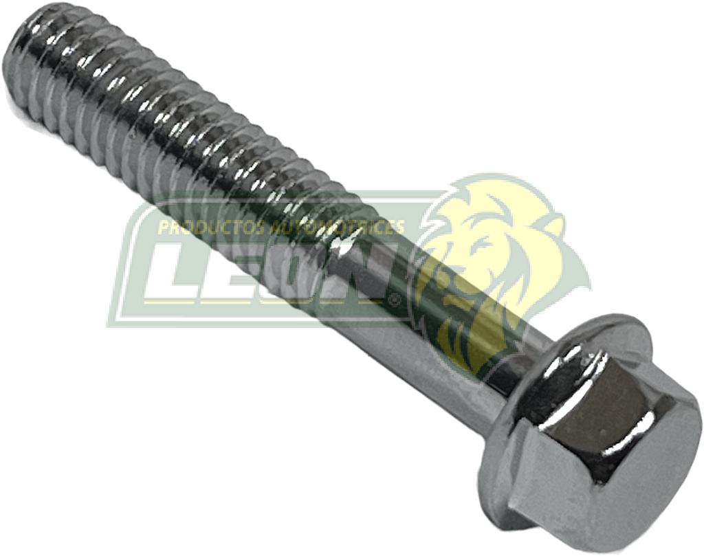 TORNILLO CROMADO P/MOTOR 6x1.0x32 mm HEX. 8 mm (BOLSA c/10 pz.)