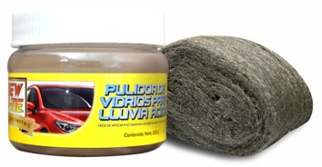 CREMA PULIDOR DE VIDRIOS CON FIBRA NEW SHINE 150gr.