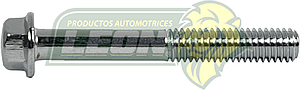TORNILLO MOTOR HEX. C/R INT. 6x50x1.0 mm CROMADO