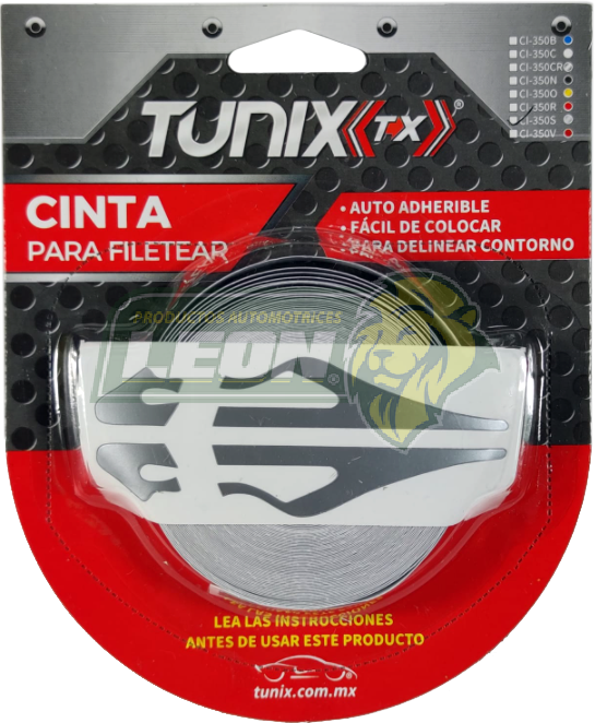 CINTA AUTOADHESIVA KATANA PLATEADA TUNIX = Y-3009