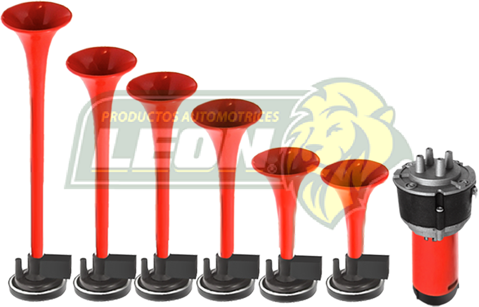 BOCINAS MUSICALES c/5 CORNETAS 12V TONO CUCARACHA (ML-512) = SJ1104/C