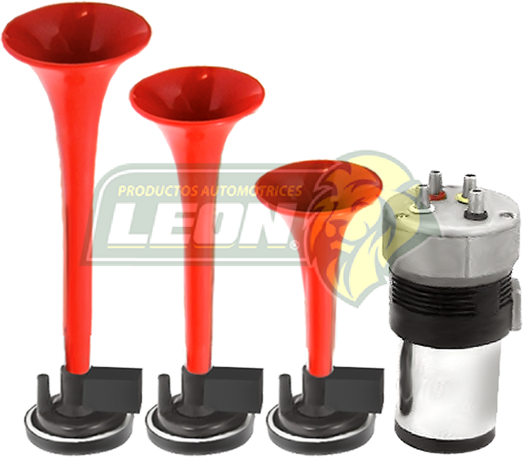 BOCINAS o CORNETAS MUSICALES “GUADALAJARA” (JGO. c/4 pz.) (SJ1102/GUA, M312, WW09)