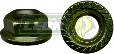 TUERCA HEXAGON FLANGE CERRADA ZINCADA M8