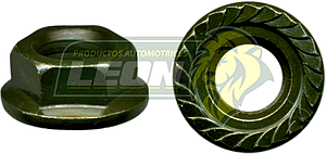 TUERCA HEXAGON FLANGE CERRADA ZINCADA M8