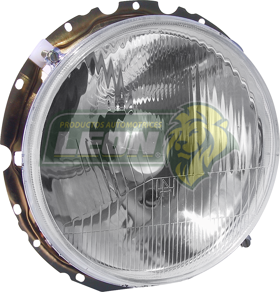 UNIDAD REDONDA GRANDE VW C/VELITA Y CARCASA METAL (NEO917N, NEO0531DN, U01055) “FOCO INTERCAMBIABLE”
