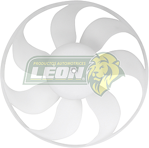 VENTILADOR PLASTICO VW GOLF, JETTA A4 99-06 HO773 7 ASPAS ØI: 8 mm, ØE: 34 cm