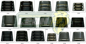 MUESTRARIO DE CUÑAS DE VALVULA VARIOS MODELOS