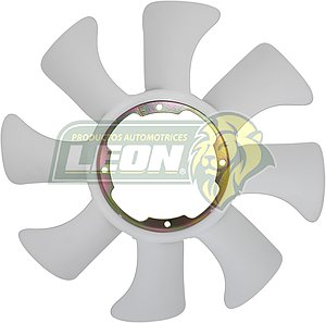 VENTILADOR PLASTICO NISSAN URVAN DIESEL 2.5L 09-10 HO777A 8 ASPAS 4 HOYOS CENTRO DE METAL ØI: 13-14.8 cm, ØE: 40 cm