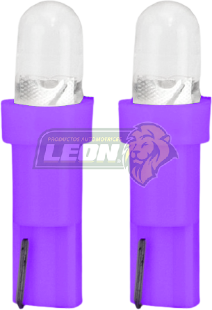 FOCO PELLIZCO T/LASER MINI 73 LUZ purpura (JGO. c/2 pz.)