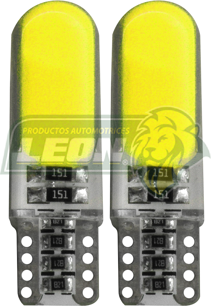 FOCO PELLIZCO 158 12V 12 HIPERD LEDS COB CANBUS AMARILLO (JGO. c/2 pz.) TUNIX