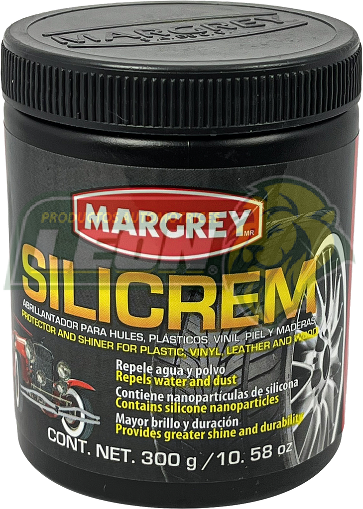 ABRILLANTADOR SILICREM PARA HULES, PLASTICOS, VINIL, PIEL, MADERAS 10.58oz (100136) (ZAB-MSC300E)
