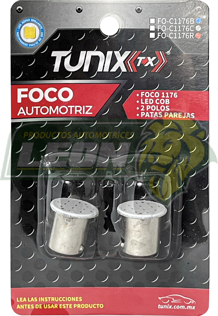 FOCO 1176 2 POLOS PATAS PAREJAS, LED COB PLANO AZUL (JGO. C/2 pz.)