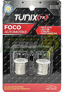 FOCO 1176 2 POLOS PATAS PAREJAS, LED COB PLANO ROJO (JGO. C/2 pz.)
