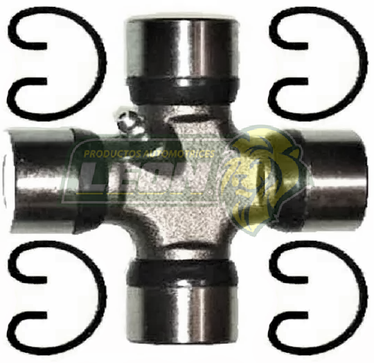 CRUCETA CARDAN (560-11, 5-160X, 2-0054, 1750) D100 6, 8C. 78-79, D300, P300, M300 67-79, FORD, GM y DODGE CTA.“GRANDE LADOS IGUALES c/SEGUROS” DIA: 30.16 MM, DIST. SEGURO/CANDADO: 106.36 MM, CANDADO EXT.