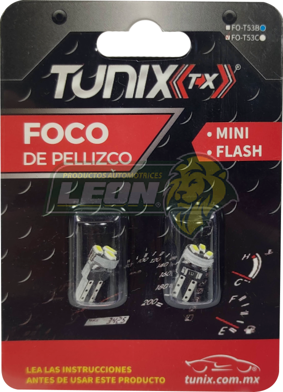 FOCO PELLIZCO MINI 3 HIPERLEDS BLANCO C/FUNCION FLASH