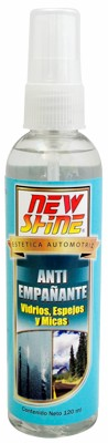 ANTIEMPAÑANTE P/INTERIOR DE CRISTALES  NEW SHINE 120ml