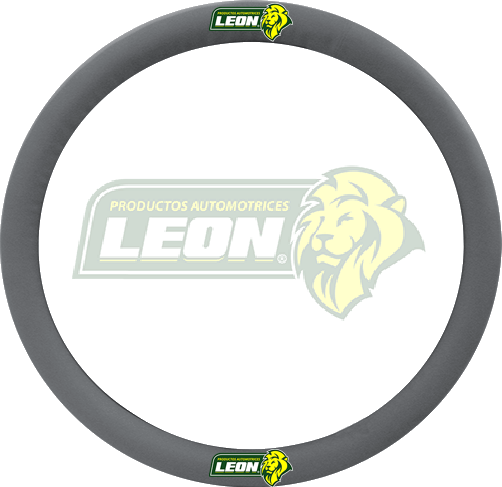 FUNDA P/VOLANTE T/PIEL GRIS LISA CHICO UNIVERSAL POINTER, MARCH, MICRA