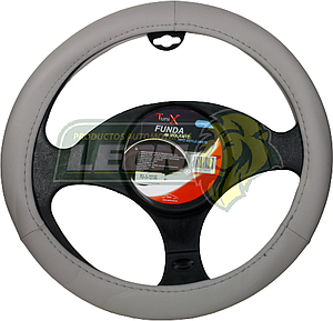 FUNDA P/VOLANTE MEDIANO 38 cm LISA GRIS
