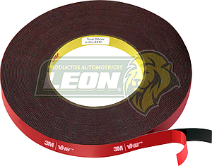 CINTA PEGA MOLDURA “3M” 1/2” ANCHO x 5 mt. DE LARGO