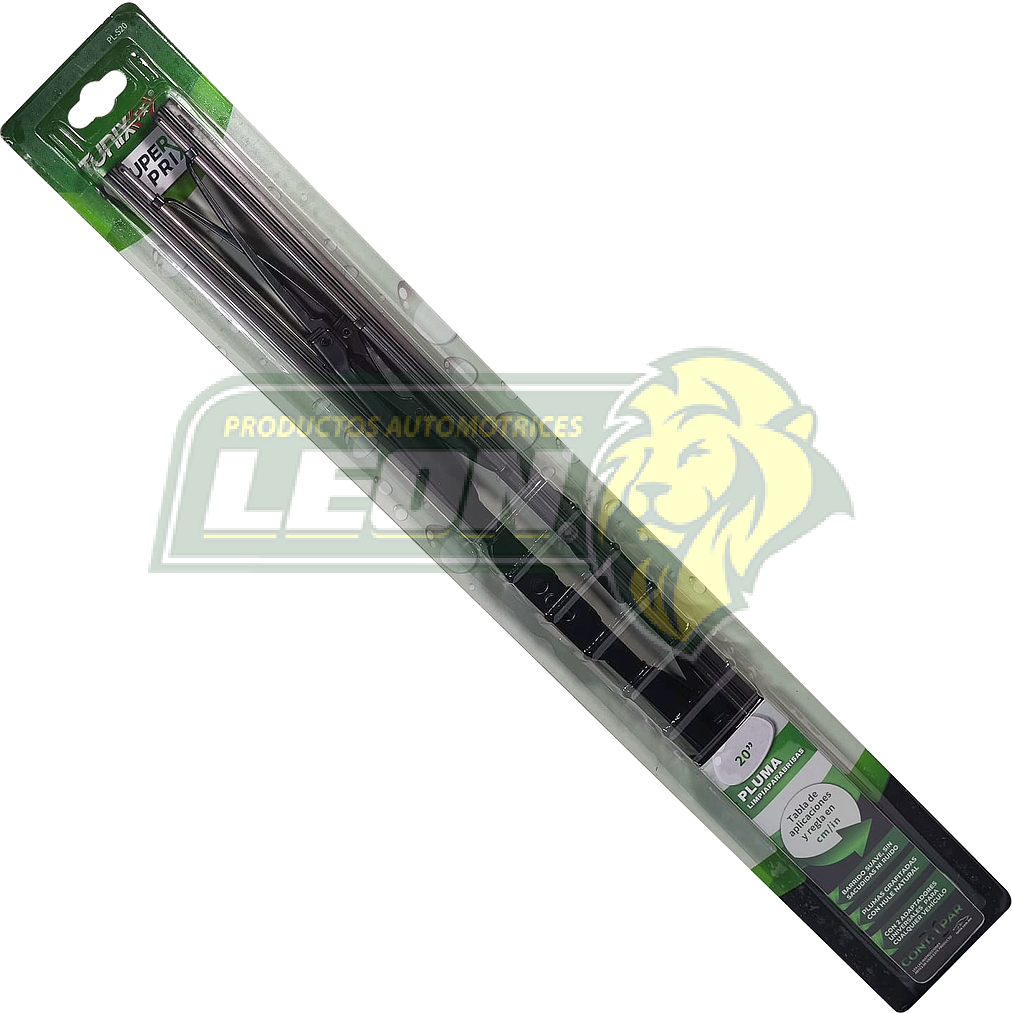 PLUMA LIMPIAPARABRISAS 20” SUPER PRIX GRAFITADA (PAR) =PL-X20