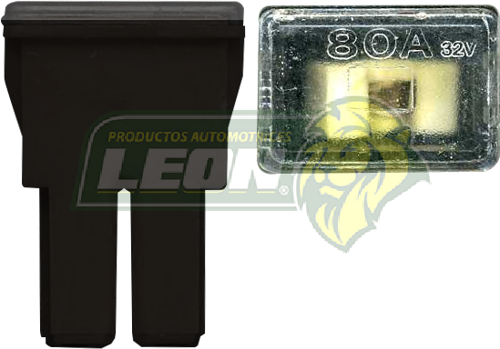 FUSIBLE T/MUELA HEMBRA 80 AMP. NEGRO MOD