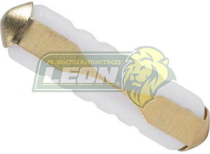 FUSIBLE HUESO 08 AMP BLANCO TAIWAN (MINIMO 200)