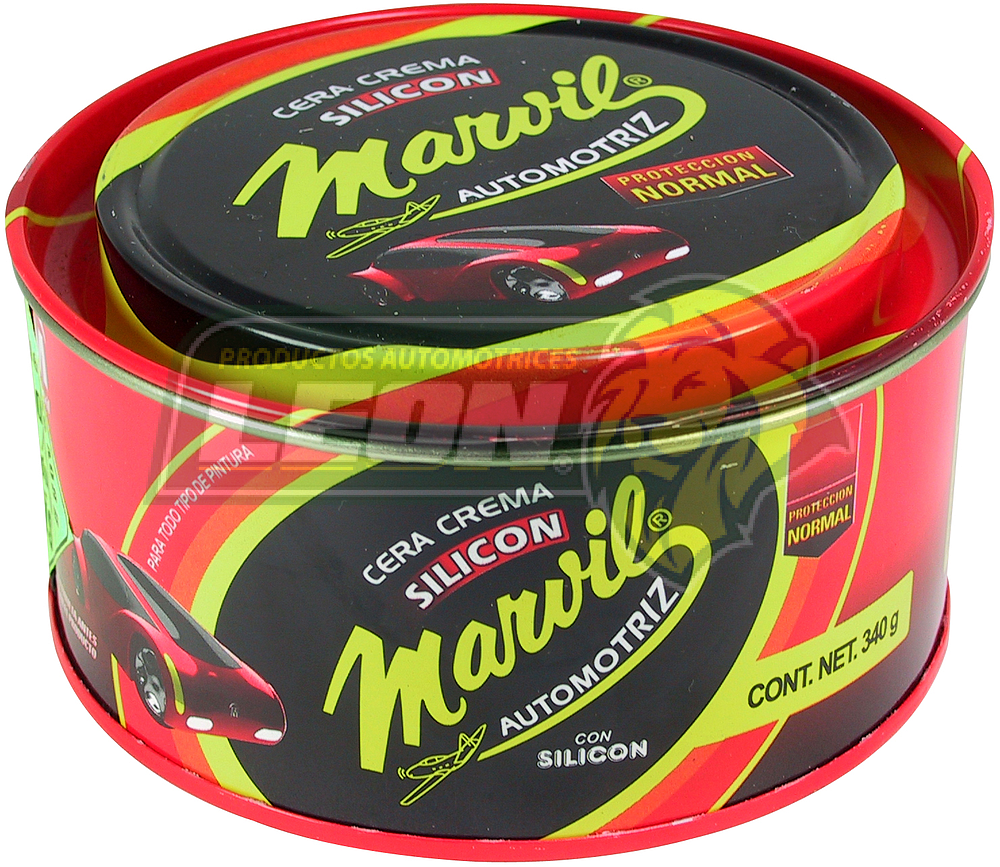 CERA CREMA ACRILICA CON CARNAUBA 374 g ROJA MARVIL