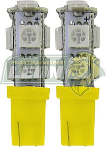 FOCO PELLIZCO 9 LEDS AMARILLO X PAR TUNIX FO-1589Y