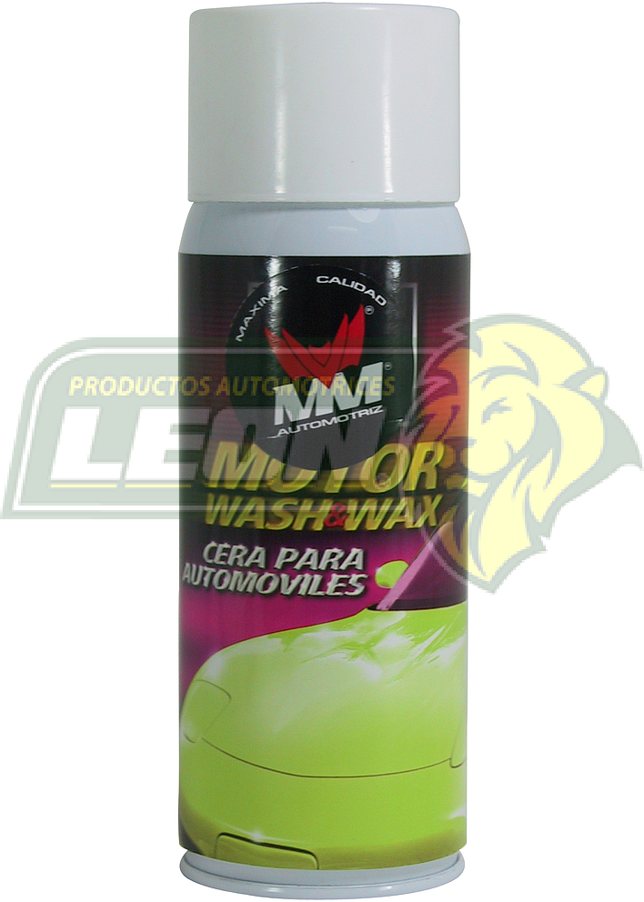 WASH AND WAX CERA P/ABRILLANTAR 315 GMS.