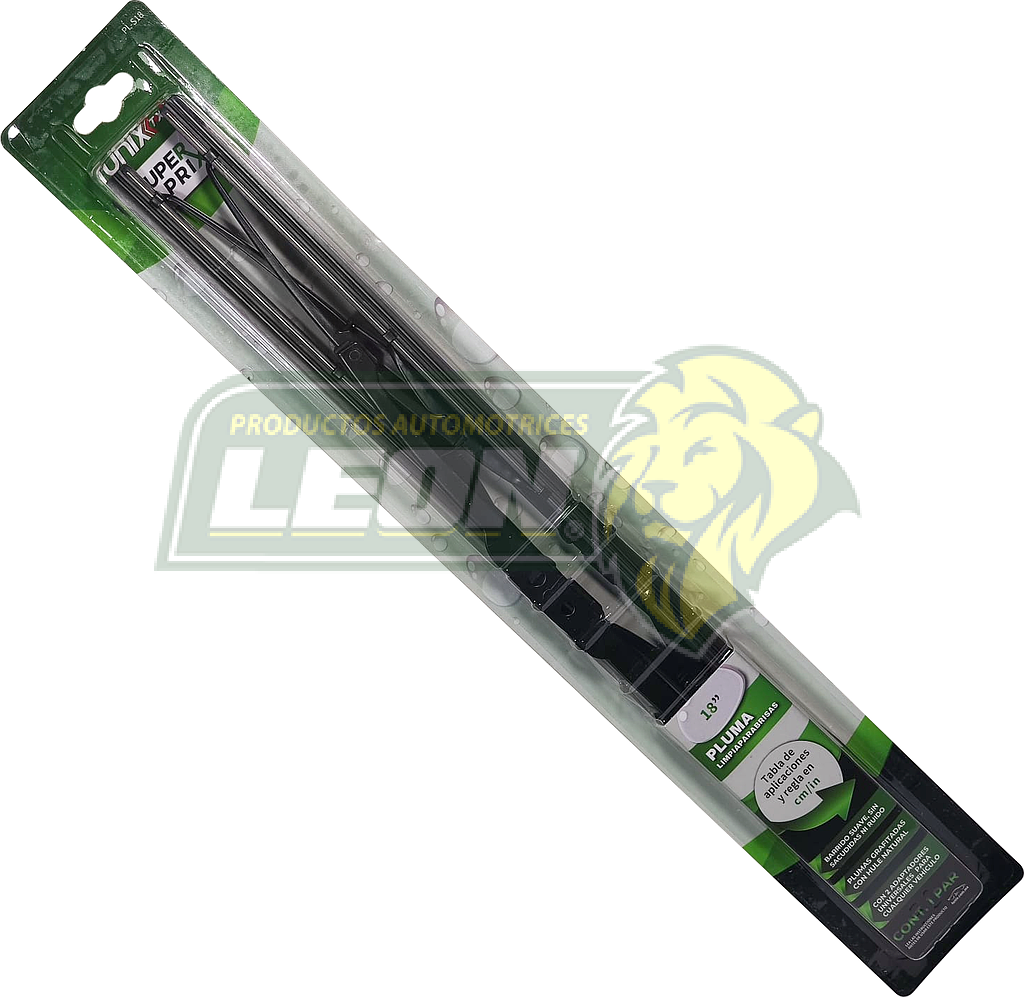 HOJA ó PLUMA LIMPIAPARABRISAS 18” (JUEGO) SUPER PRIX GRAFITADA =PL-X18