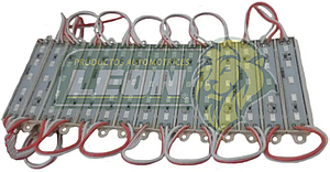 MODULO CUADRADO 5 LEDS 12V 100 HYPERLEDS (FT05-RED)