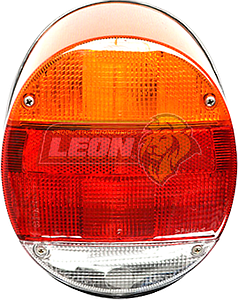 CALAVERA VW SEDAN 1600 AMBAR TRICOLOR NACIONAL 3-FOCOS 74-78 T/EUROPA