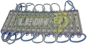 MODULO 100 HYPERLEDS CUADRADO 12V 5 LEDS (FT05-BLU)