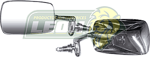 ESPEJO LATERAL VW SEDAN 96-04 (L) FIJO CROMADO METALICO T/HELLA T/O (687-96I-C)
