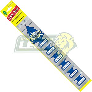 AROMATIZANTE PINO LITTLE TREES TIRA C/24 PIEZAS NEW CAR SCENT (UHS-10189-20)