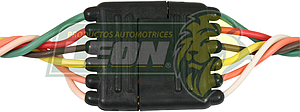 CONECTOR MOLDEADO 6 VIAS “PLANO” G160