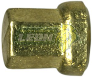 TUERCA HEMBRA CIEGA LATON 3/8 P/POSTE BATERIA G.M.