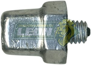 TUERCA MACHO “PLOMO” 3/8 NC P/POSTE (+)