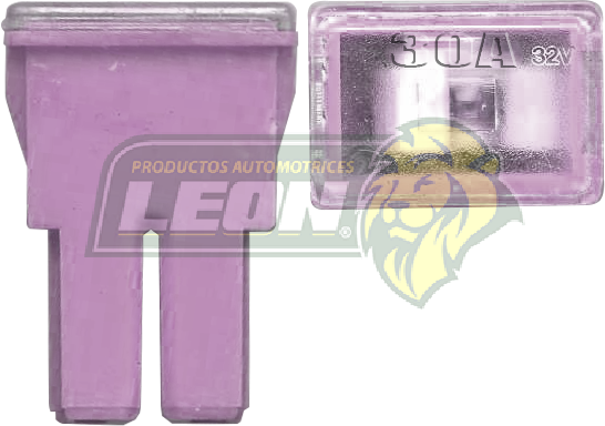 FUSIBLE T/MUELA HEMBRA 30 AMP. ROSA