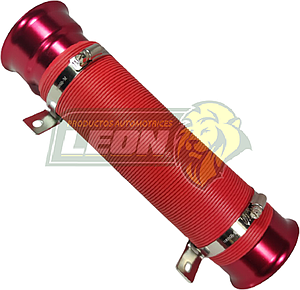 TUBO O MANGUERA ROJA FLEXIBLE P/FILTROS DE AIRE DE ALTO FLUJO DE 2" X  16" EXPANDIBLE (TW2105/R)