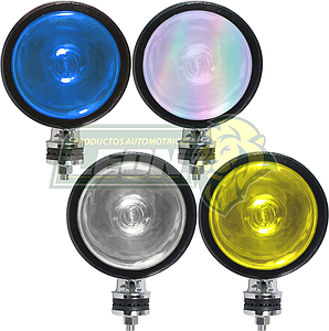 FARO REDONDO 5” AZUL, TORNASOL, CLARO, AMARILLO T/JACKMAN (FA-5) (JGO. c/2 pz.) = HY011