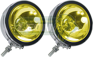 FARO REDONDO 4x4 6" CROMADO AMBAR T/JACKMAN (JGO. c/2 pz.)