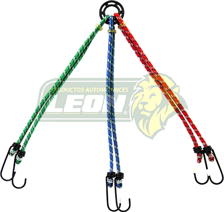 CUERDA TENSORES ELASTICOS PARA EQUIPAJE (JGO. c/3 pz. 50 cm  C/U) VM1723