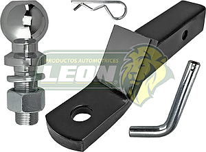 COPLE DE REMOLQUE CON EXTENSION Y BOLA DE 2” (JUEGO COMPLETO)