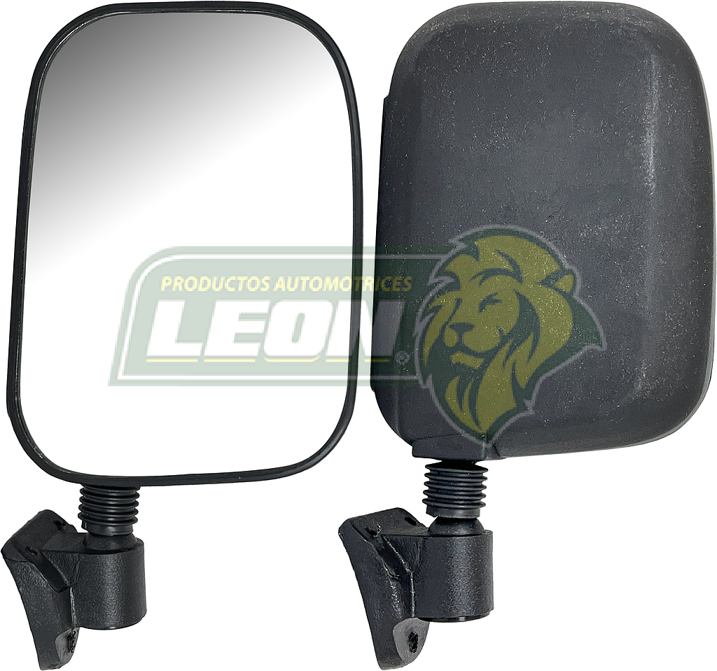 ESPEJO LATERAL VW COMBI 1800 PLASTICO NEGRO (ES-COMBI-1800-E) (JGO. c/2 pz. L Y R)