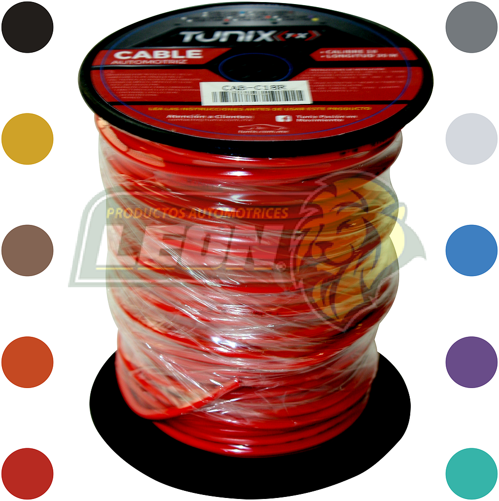 CABLE PLASTICO CAL.18 (ROLLO c/30 mt.)
