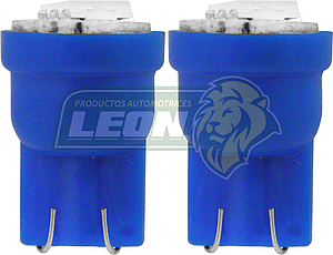 FOCO TIPO PELLIZCO 12V LED AZUL (REMPLAZABLE CON EL FOCO 158) (JGO. c/2 pz) TUNIX
