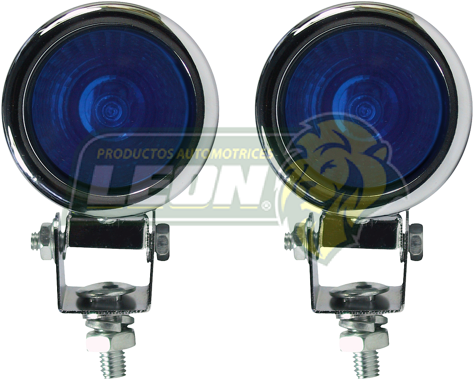 FARO REDONDO MINI 5.5 cm AZUL (JGO. c/2 pz.)