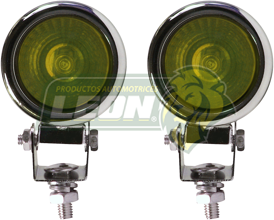 FARO REDONDO MINI 5.5 cm AMARILLO (JGO. c/2 pz.)