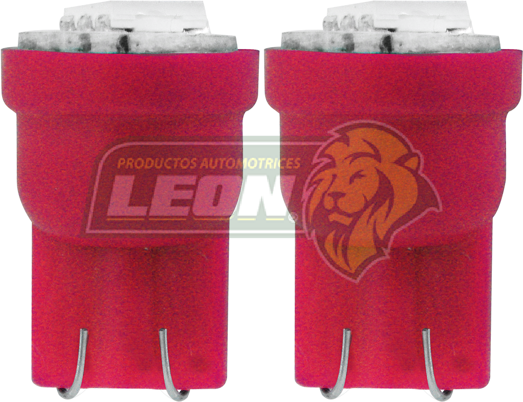 FOCO TIPO PELLIZCO 12V LED ROJO (REMPLAZABLE CON EL FOCO 158) (JGO. c/2 pz) TUNIX